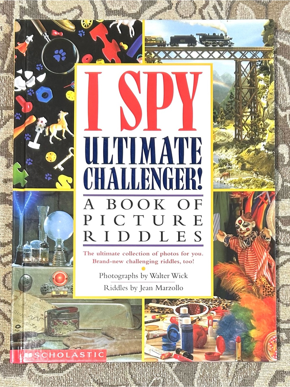 4/$20 I Spy Ultimate Challenger! A Book of Picture Riddles Hardcover Book